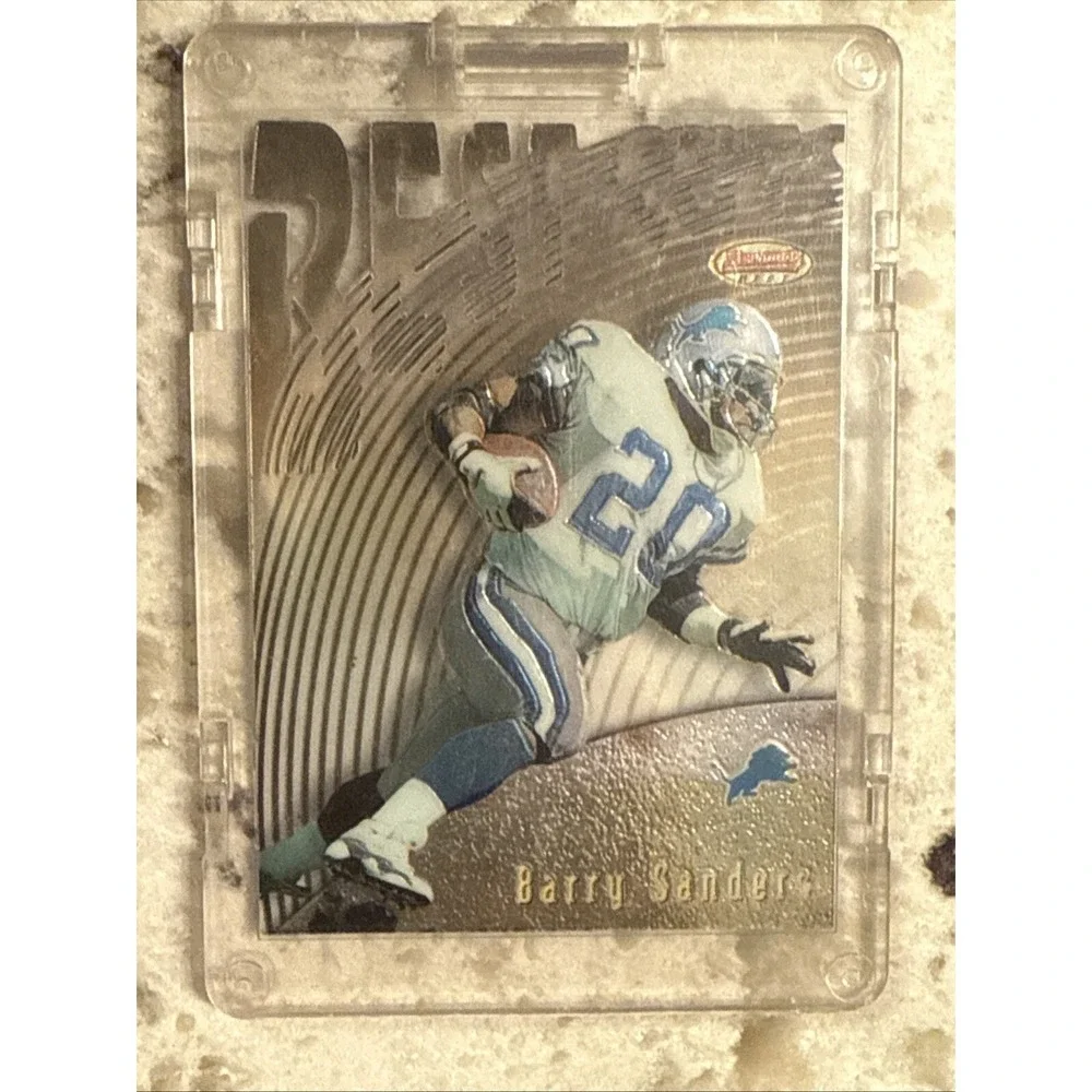 BARRY SANDERS 1997 BOWMAN'S BEST CUTS #BC15 CHROME INSERT PSA 9 LIONS NFL HOF